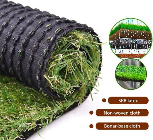 ALTRUISTIC Thick Realistic Artificial Grass Mat Customized Sizes