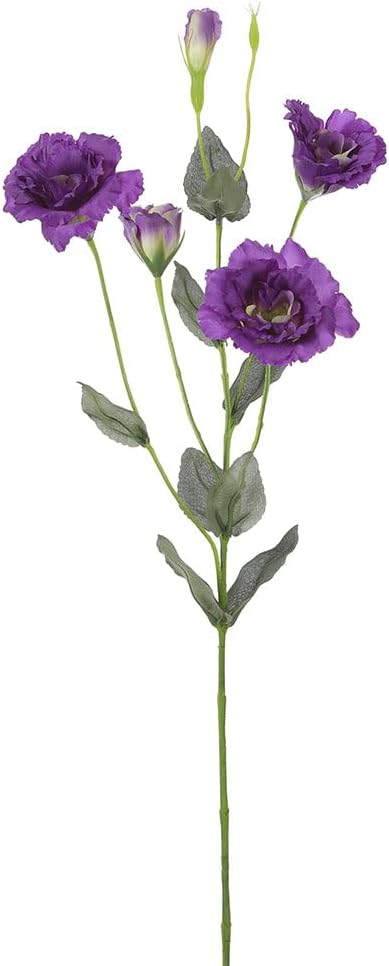 29"" Lisianthus Silk Flower Stem -Purple (Pack of 12)