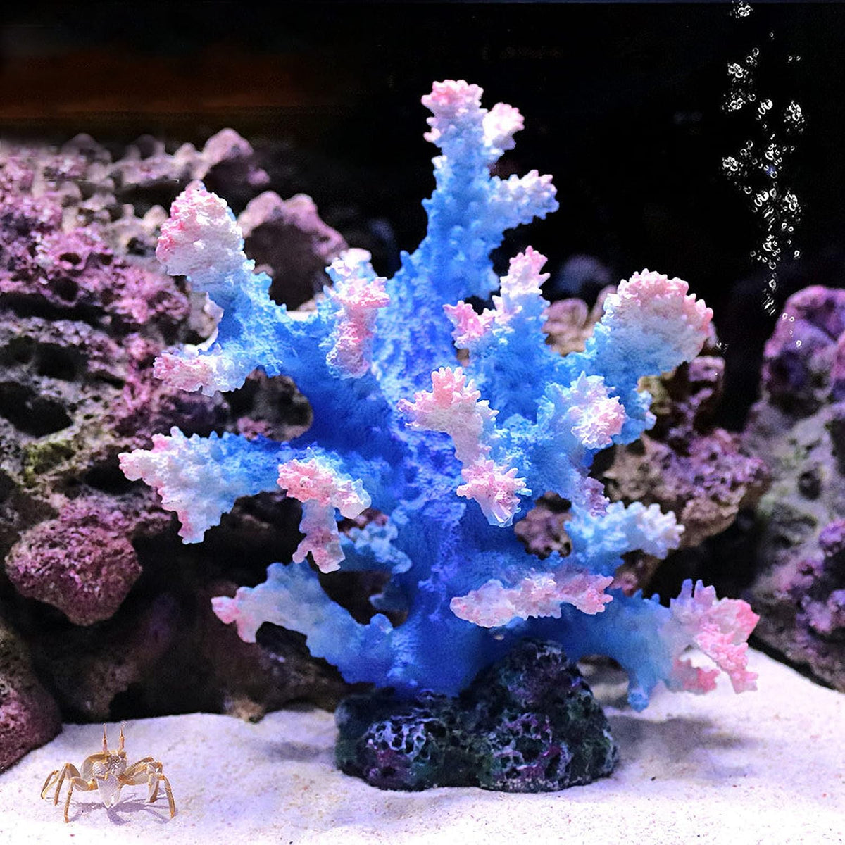 Aquarium Coral Ornament, Polyresin Coral Decor for Fish Tank Decoration Aquarium Landscape