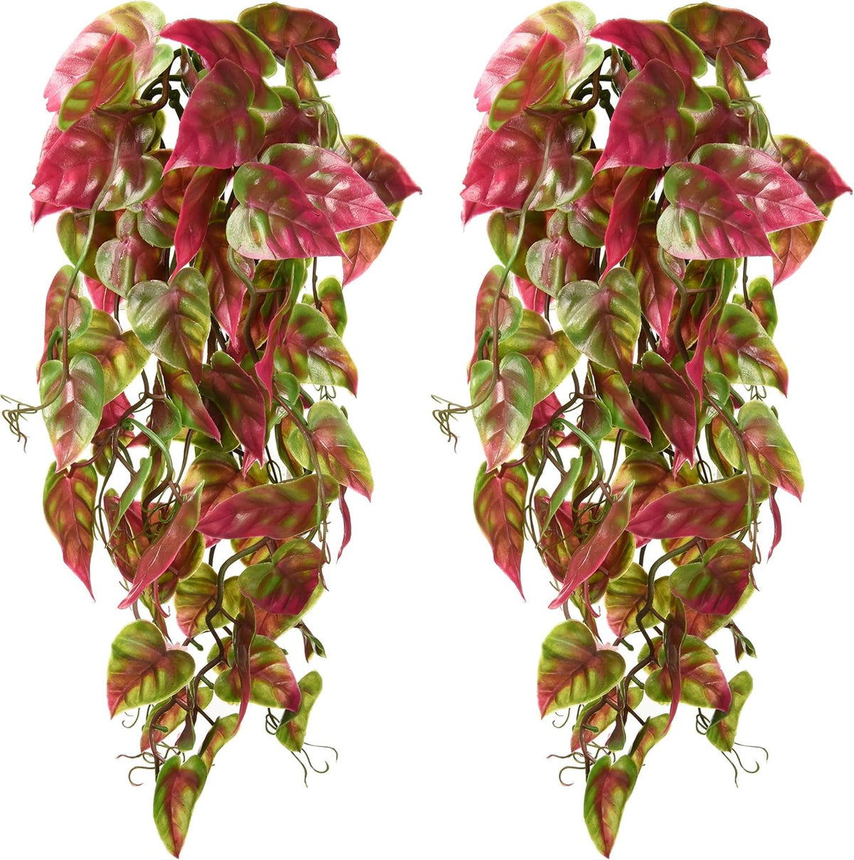Reptology Decorative Hanging Terrarium Plant Vines for Reptiles and Amphibians – 12” Length – Green
