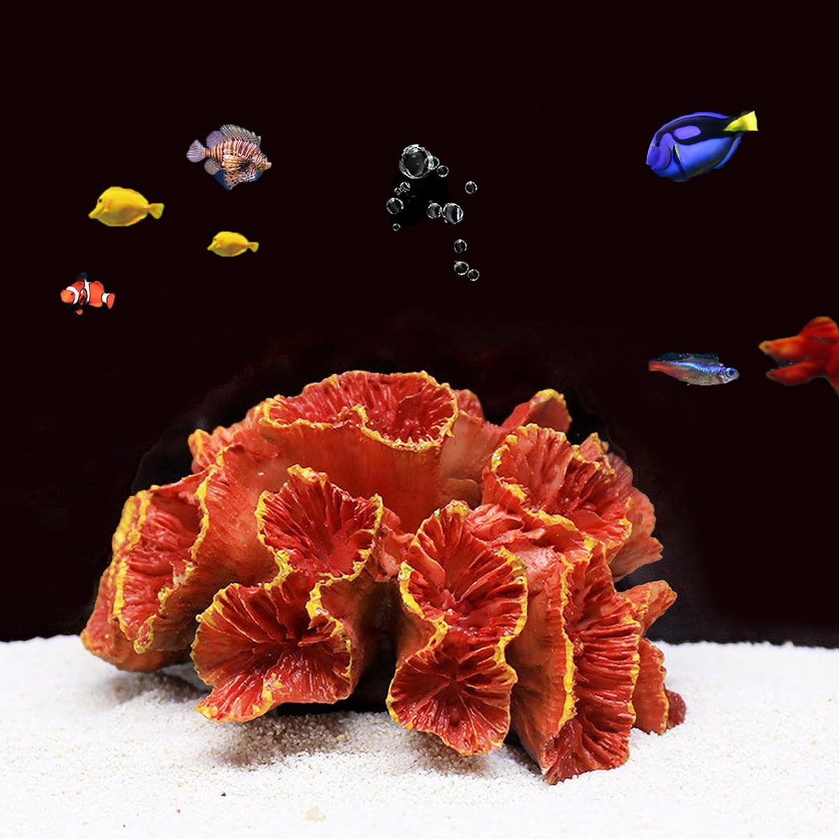 Aquarium Coral Ornaments Decor Fish Tank Plants Decoration for Aquarium Landscape,Purple