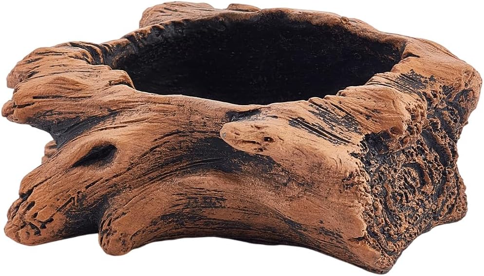 Artificial Driftwood Tree Stump Planter Pot