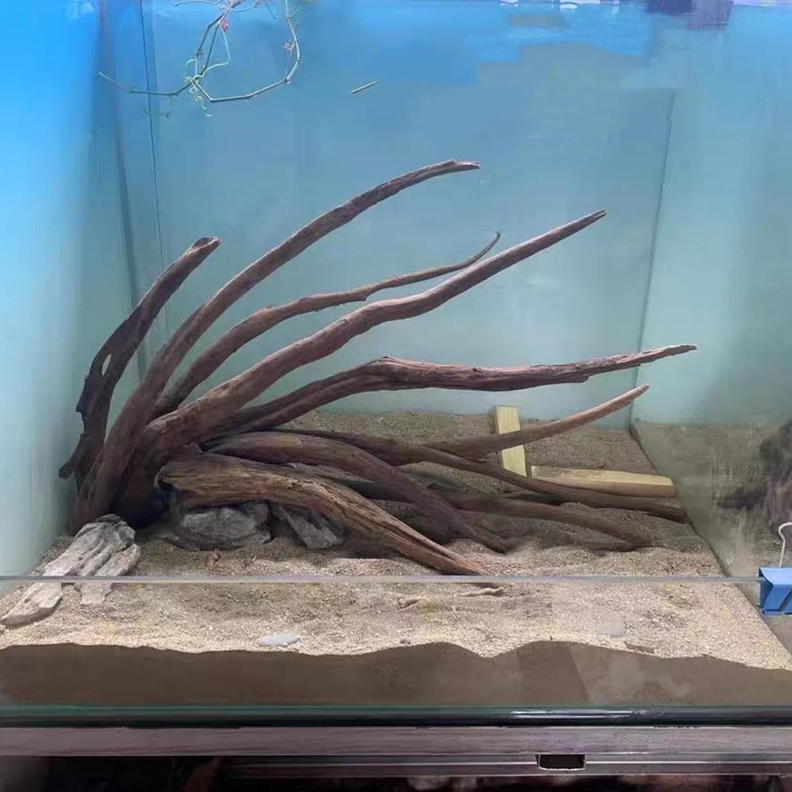 Aquarium Driftwood Branches,2.2lb 9-14inch Long Driftwood for Aquarium Reptile Driftwood Branches Log Natural Driftwood for Aquarium Reptile Branches