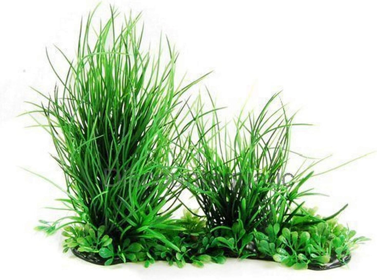 Aquarium Aquascape Artificial Plastic Plant, 10-inch x 8-inch, Green