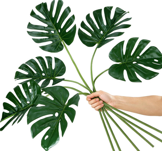 Artificial Monstera Leaves Artificial Plants Indoor Home Decor