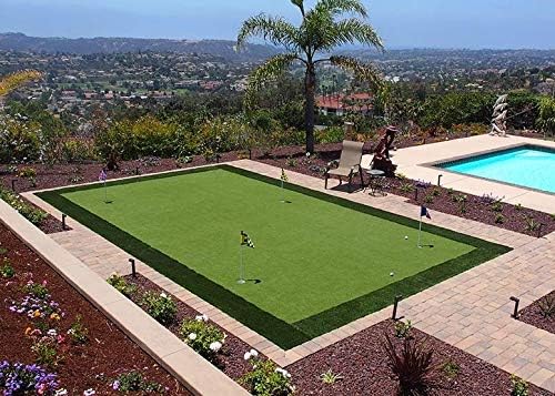 Pro Putting Green Golf Artificial Grass Turf - Indoor Outdoor Golf Training Mat, Synthetic Fake Grass for Baseball Football Gym Sports