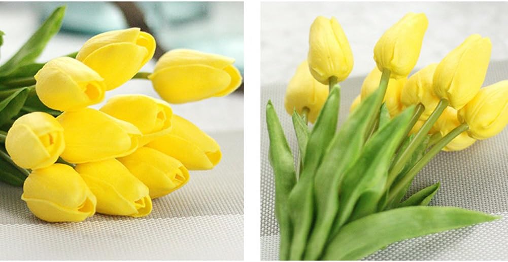 30 pcs Real-Touch Artificial Tulip Flowers Home Wedding Party Decor