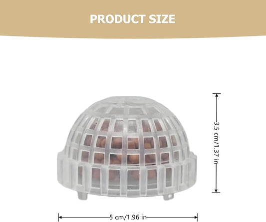 3 PCS Aquarium Moss Ball Holder Professional Aquarium Plant Holder Plastic Moss Ball Fish Tank Plant Holder with Filter Stone for Fish Tank Accessories
