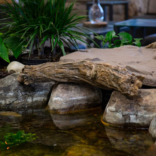 Faux Driftwood Decorative Accent for Pond, Landscape, and Garden, 30 inch | 78276