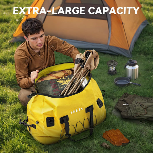 Waterproof Duffel Bag Travel Motorcycle Dry Bag Backpack 60L/80L/110L