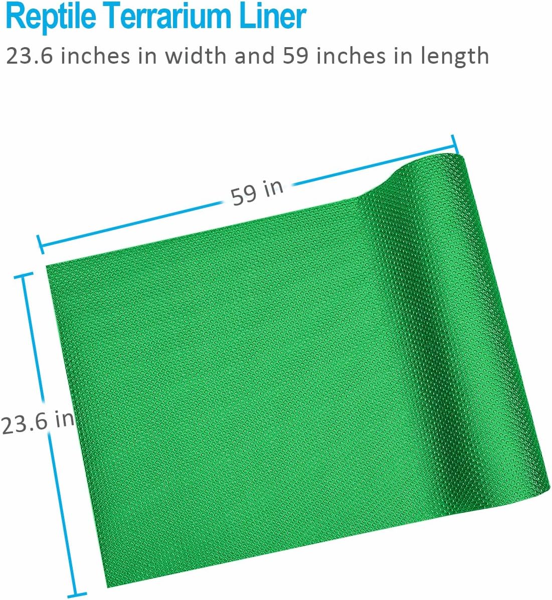 Bearded Dragon Tank Accessories, 120 Gallon Reptile Terrarium Mat Liner, Bearded Dragon Substrate for 4x2x2 Reptile Enclosure