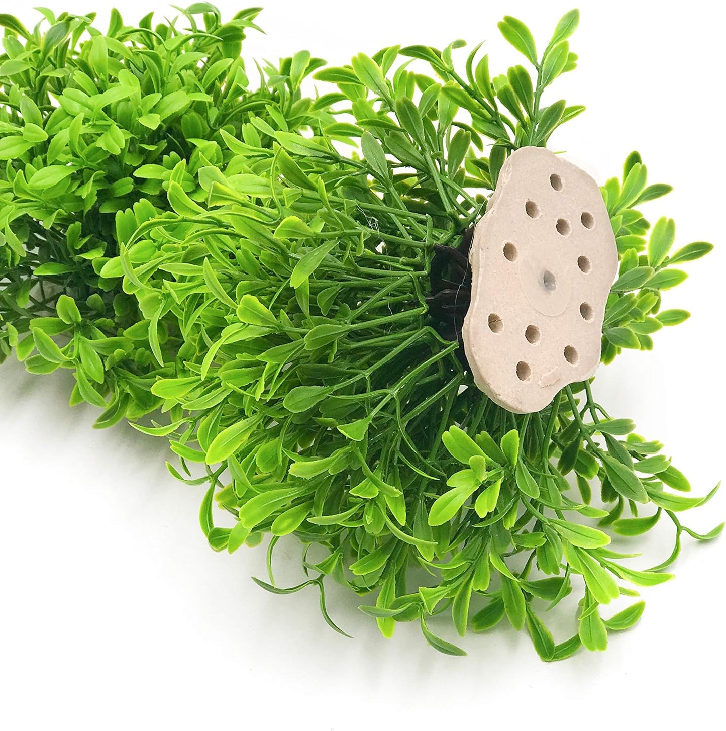 Aquarium Decorations 3Pcs Fish Tank Artificial Green Water Plants Made of Silk Fabrics Plastic