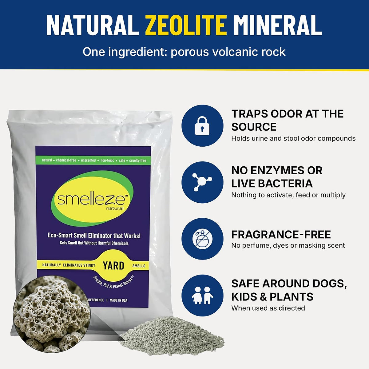 Yard & Outdoor Pet Urine Odor Absorber Granules, 2 lb