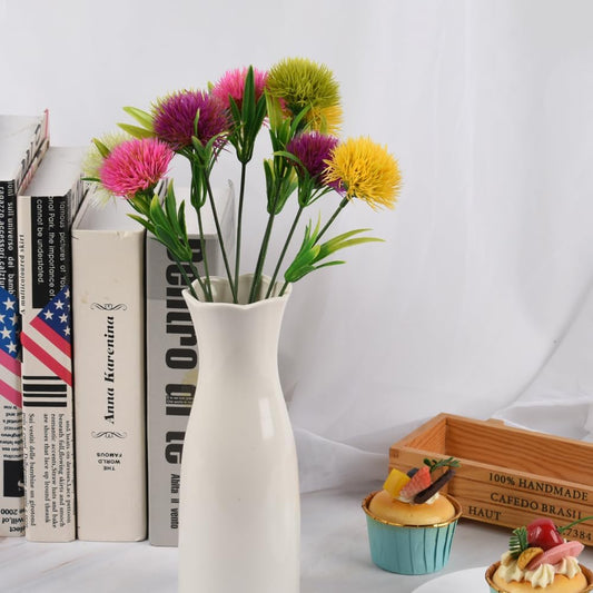 Fake Dandelion, Artificial Flowers Colorful Dandelion for Home Decoration Wedding Decor 10PCS