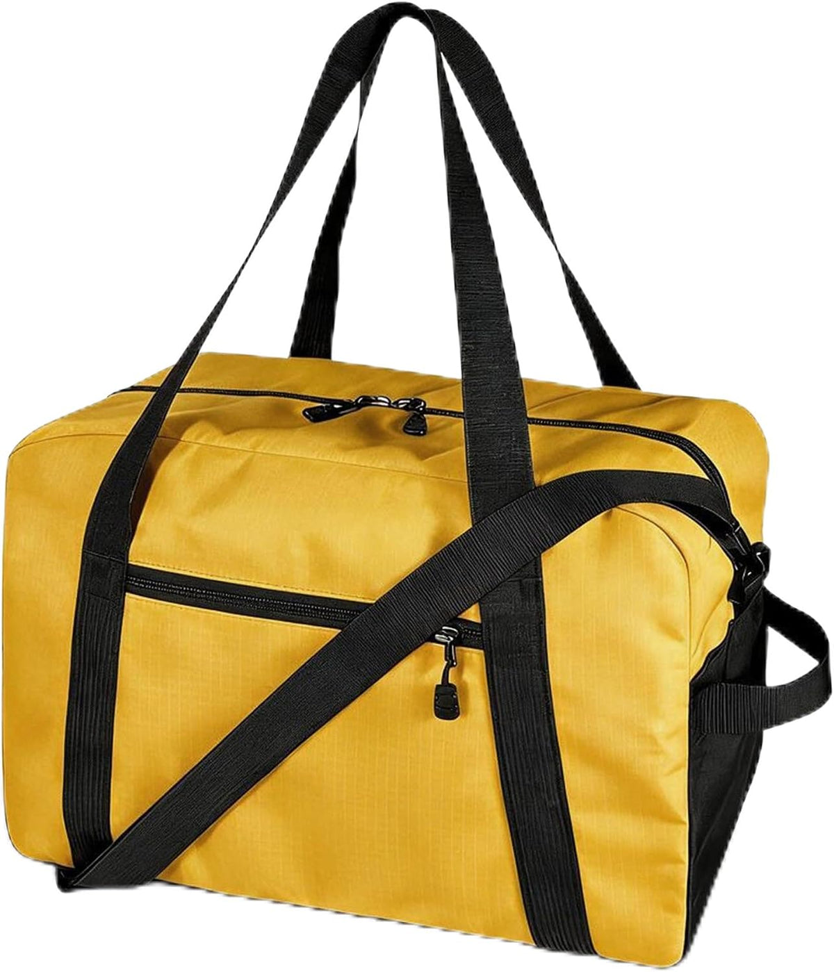 14 inch Small Gym Bag for Women & Men, Mini Duffel Bag for Travel Sports, Sports Bag, Lightweight Carry On Bag -Yellow