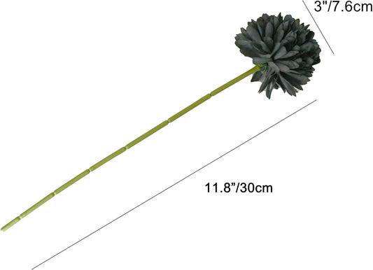 12pcs Artificial Coral Chrysanthemum | 11.8 inch Artificial Mums Flowers for Home Table Centerpiece Summer Decor Silk Flowers for Porch Patio and Wedding - Colors B