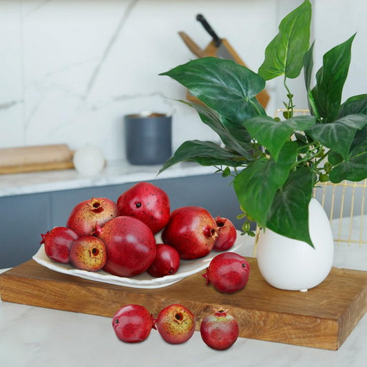 Simulation Pomegranates Decoration Artificial Fruits Props