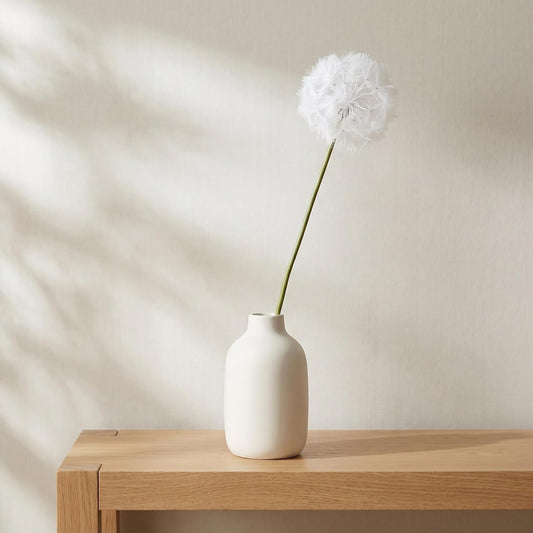Simulated Dandelion Artificial Flowers 27.55In Faux Dried Flower Vase Filler Fake Dandelion for Indoor Outdoor Home Decor Wedding Party Centerpiece