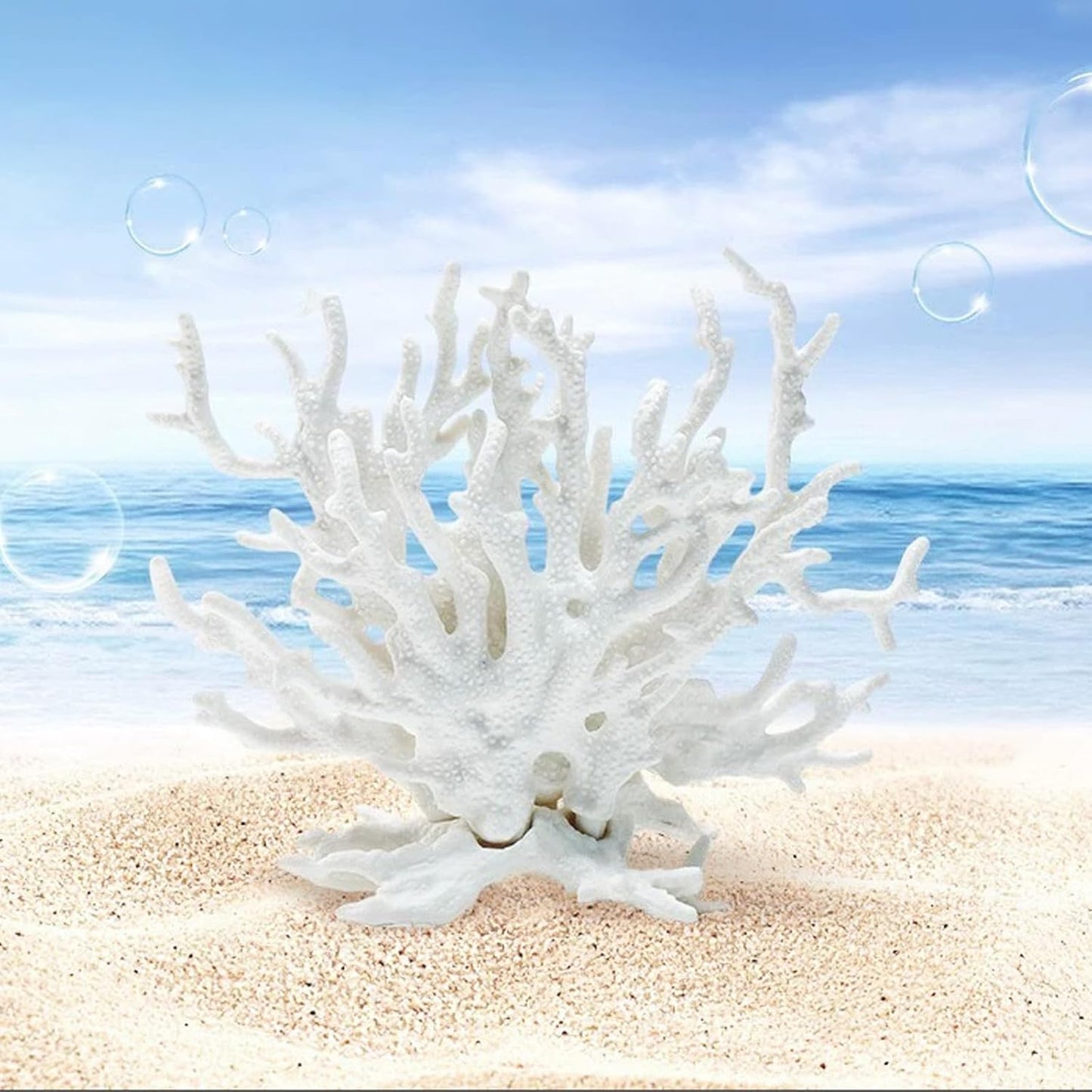 Artificial Aquarium Coral Ornament Plastic Fish Tank Plants Decoration for Aquarium Landscape (Pink)