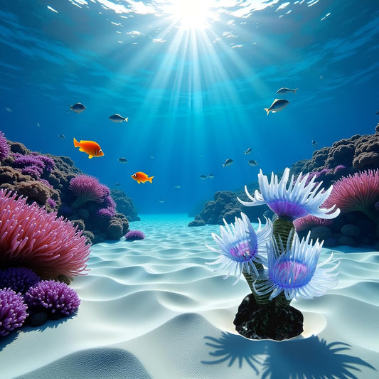 Blue Fish Tank Artificial Coral Simulation Decoration Aquarium Landscape Ornament - Useful and Professional Aquarium Decor