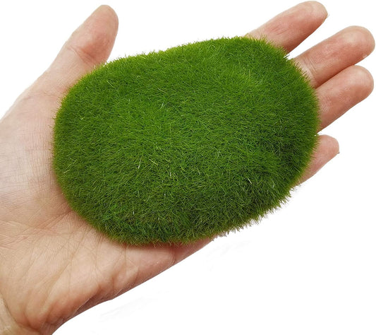 30PCS 3 Size Artificial Moss Rocks Decorative, Green Moss Balls,Moss Stones, Green Moss Covered Stones, Fake Moss Decor for Floral Arrangements, Fairy Gardens and Crafting