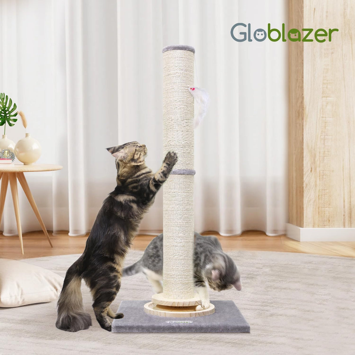Extra Thick Cactus Scratching Posts for Indoor Large Cats, SC37