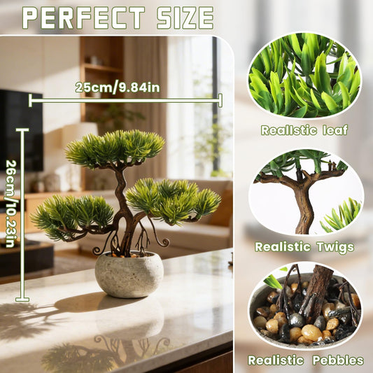 Artificial Fake Lemon Tree Potted Plant with Pot, 17.7" Tall Small Artificial Citrus Tree Plant Desk Decor, Realistic Decorative Potted Faux Plants Indoor Shelf Decor for for Home Office Desk