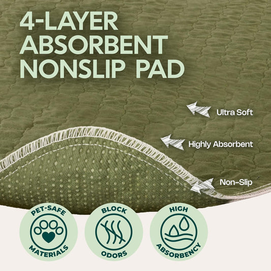 Dog Grass Pad with Tray 23”x35” – Soft-Touch Artificial Grass Pad for Dogs Potty with Pee Pads Washable & Puppy Porch Potty Tray – Dog Litter Box Indoor & Outdoor, Pet Turf for Puppy Toilet Training