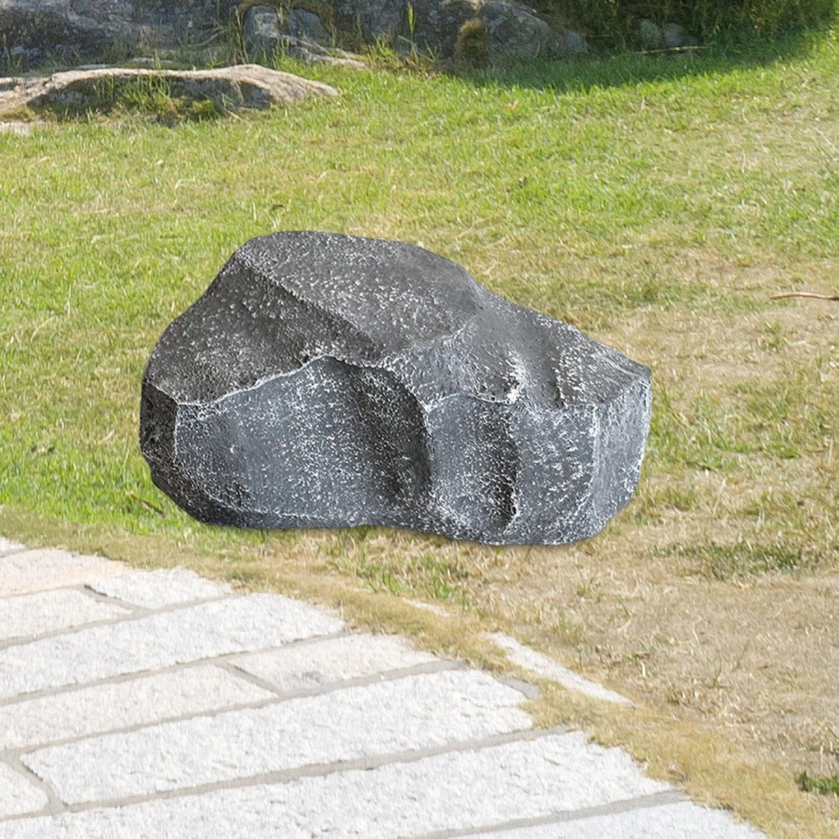 Artificial Landscape Rock, Lightweight Foam Faux Stone, 11.81x8.66x7.48 in, for Garden Decor, Aquarium, and Reptile Hide