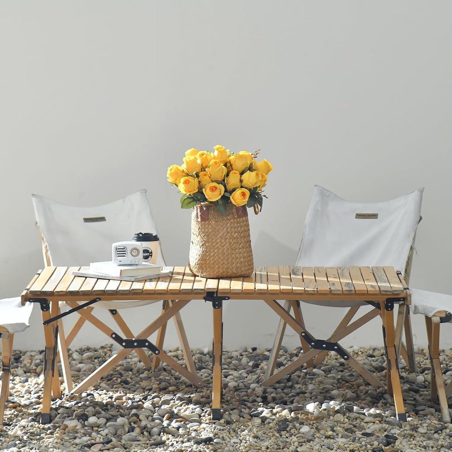 Artificial Rose Flower 20 Heads 2 Bundles Bridal Bouquet Silk Rose Bulk for Wedding Home Valentine's Day Party Decor, Mixed Living Coral