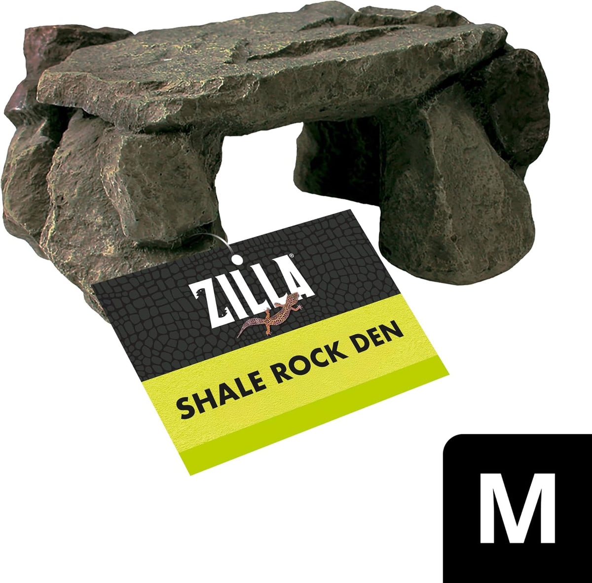 Shale Rock Den, Naturalistic Reptile Rock Décor, Medium