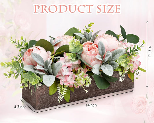 Pre-Made Floral Centerpieces for Dining Table - Pink