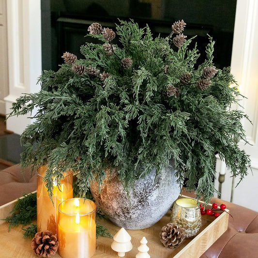 Faux Outdoor Plants Fake Hanging Plants for Outdoors Outside Decorations, 2 Pcs Green Fake Ivy Vines Realistic UV Resistant Artificial Greenery for Planters Porch Garden Yard Front Door Patio Indoor