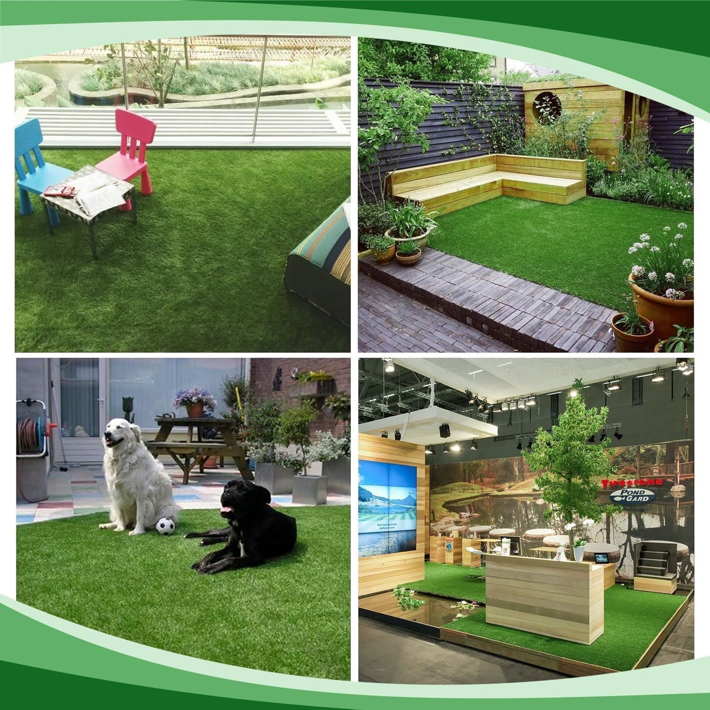 Dog Grass Pad,51.2x31.5In Fake Grass for Dogs,Artificial Grass Pee Pad for Puppies Potty Training Indoor Outdoor
