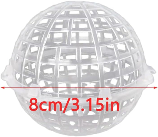 10 Pack Aquarium Moss Ball Holder Aquatic Plants Holder Habitat Floating Ball for Fish Tank Freshwater Aquarium Plant Decor Alternanthera Lilacina Amazon Sword Echinodorus Bleheri Java Fern