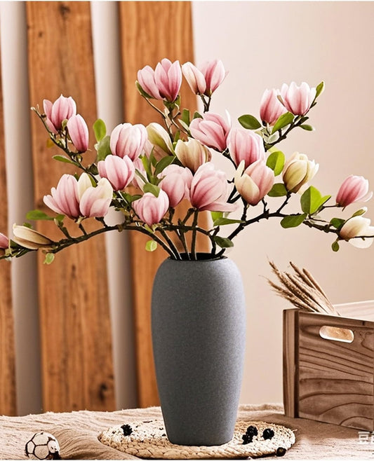 Elegant Artificial Magnolia Flower Stems Branches
