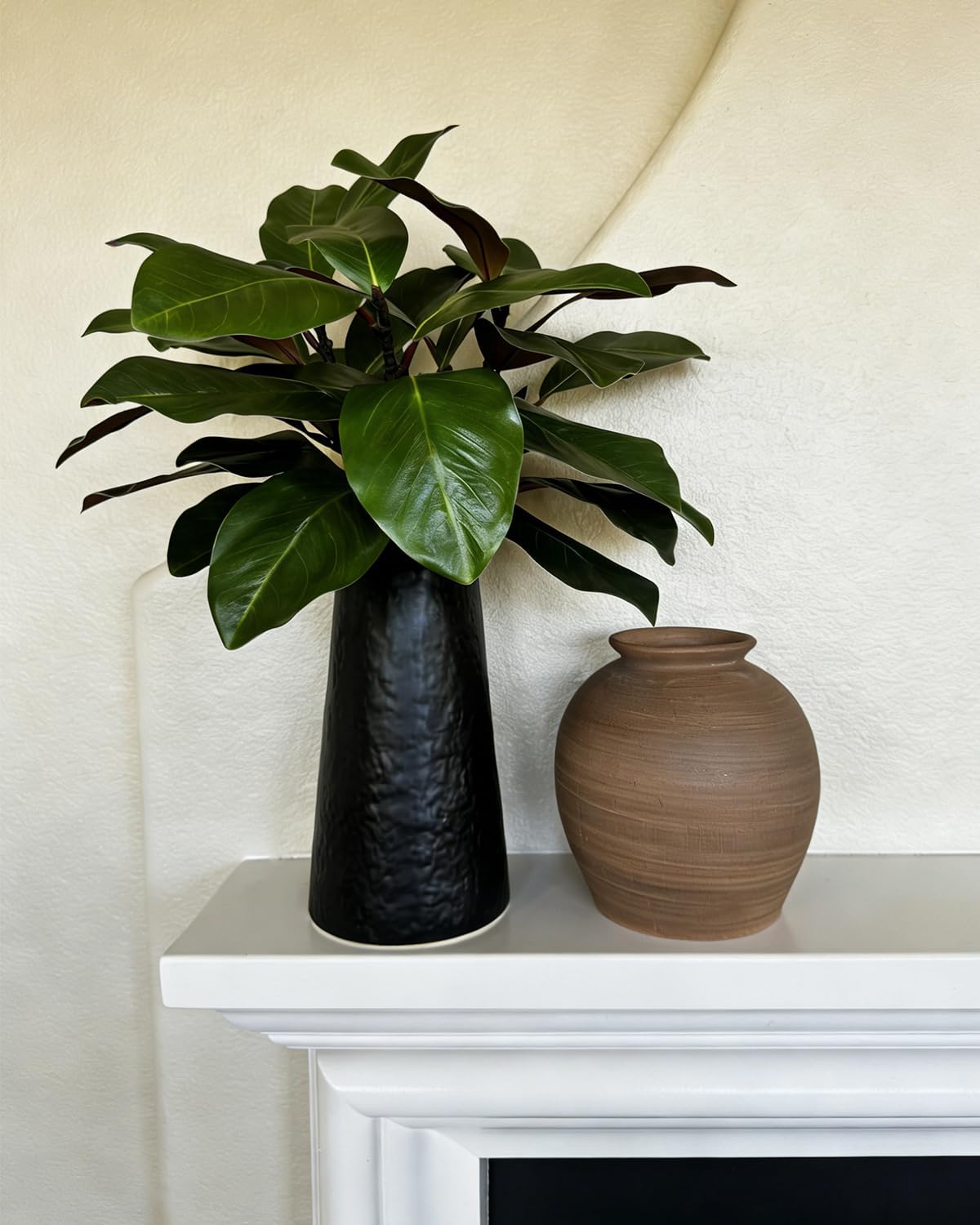 3 Stems Faux Magnolia Flowers, Magnolia Fake Flowers, Real Touch Creamy White Southern Magnolia Stems Artificial Realistic, Faux Florals for Vase