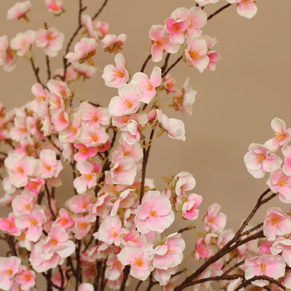 White Cherry Blossom Branches – 6 Pcs 33.5" Long Stem Artificial Flowers
