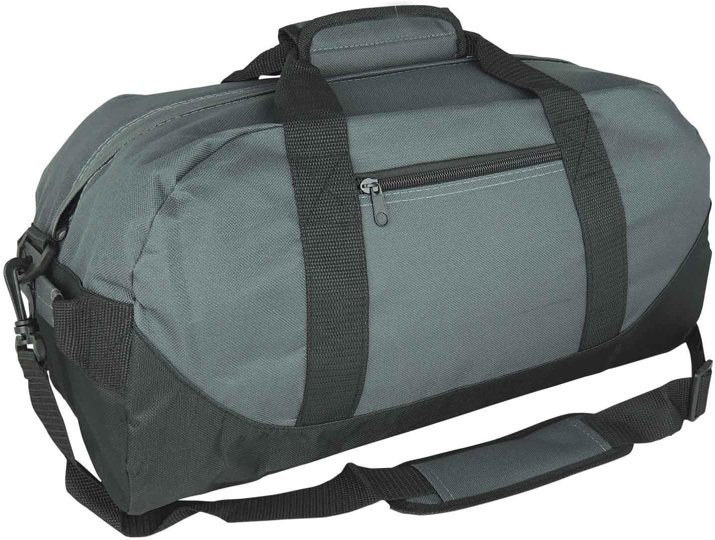 Duffle Bag, Gym, Travel Bag Two Tone (Yellow - small (14" x 8.5" x 8.5"))