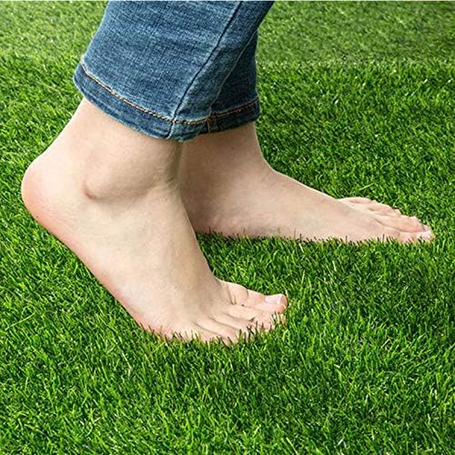 Artificial Grass Turf Rug, 3.3ft x 33 ft Large Realistic Grass Lawn Carpet Roll,1.18" Thick Synthetic Turf Mat with Drain Holes for Indoor Outdoor Garden Landscape Dog -109 sq. ft