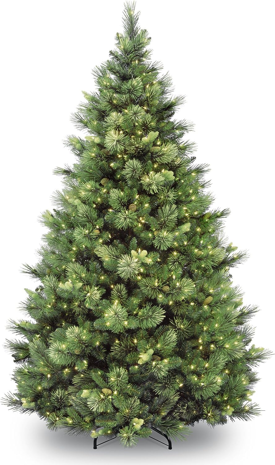 6.5ft Pre-Lit Carolina Pine Artificial Christmas Tree
