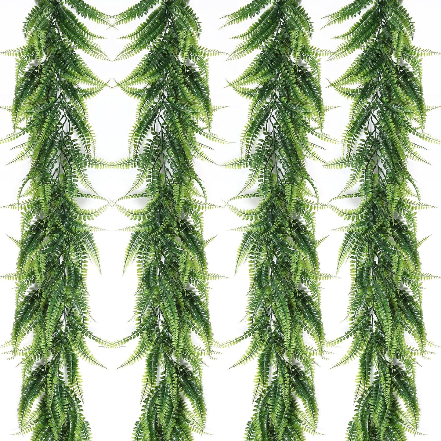 3 Strands Artificial Ivy Vines 6.3Ft Green Ivy Garland Faux Hanging Plants Greenery Decoration Artificial Vines for Summer Indoor Home Wall Wedding Graduation Party Room Decor(Green)