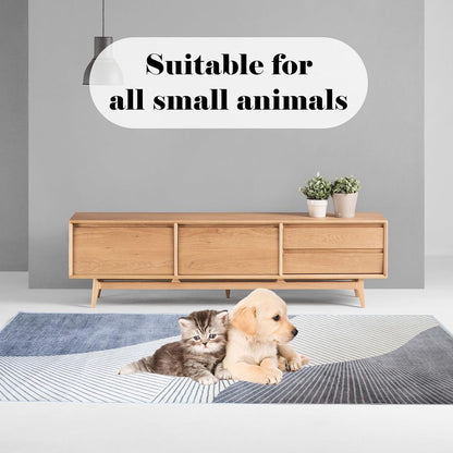 Extra Large Rabbit Cage Liner,78.7×39.4in Reusable Guinea Pigs Rug Anti-Slip Dog Playpen Mat Washable Bunny Floor Mat for Hamster Cats Dog Guinea Pig Chinchillas Ferret