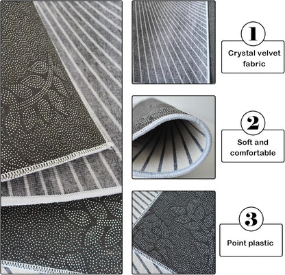 Extra Large Rabbit Cage Liner,78.7×39.4in Reusable Guinea Pigs Rug Anti-Slip Dog Playpen Mat Washable Bunny Floor Mat for Hamster Cats Dog Guinea Pig Chinchillas Ferret