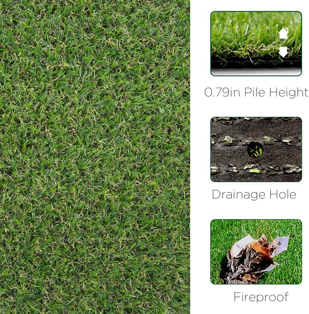 ALTRUISTIC Thick Realistic Artificial Grass Mat Customized Sizes