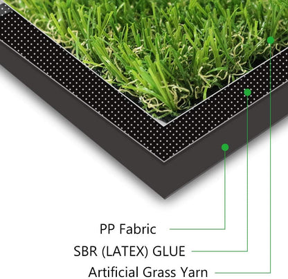 ALTRUISTIC Thick Realistic Artificial Grass Mat Customized Sizes