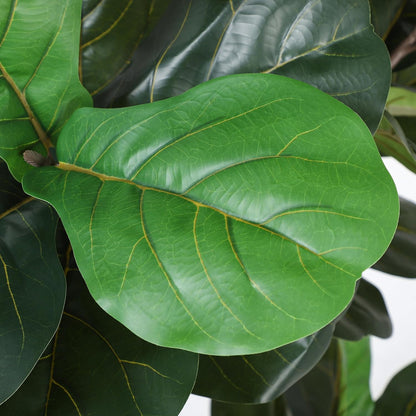 6ft Artificial Fiddle Leaf Tree Faux Plant Fake Ficus Lyrata Silk Trees