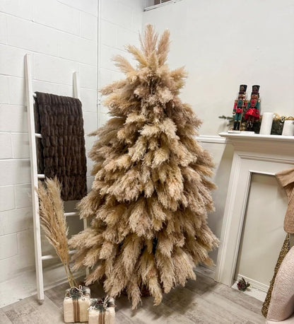 40" inch 10 Stems Natural Pampas Grass Decor Tall, pompas Grass, Tall Pampas Grass for Wedding, Party, Farmhouse, Boho Home Decor