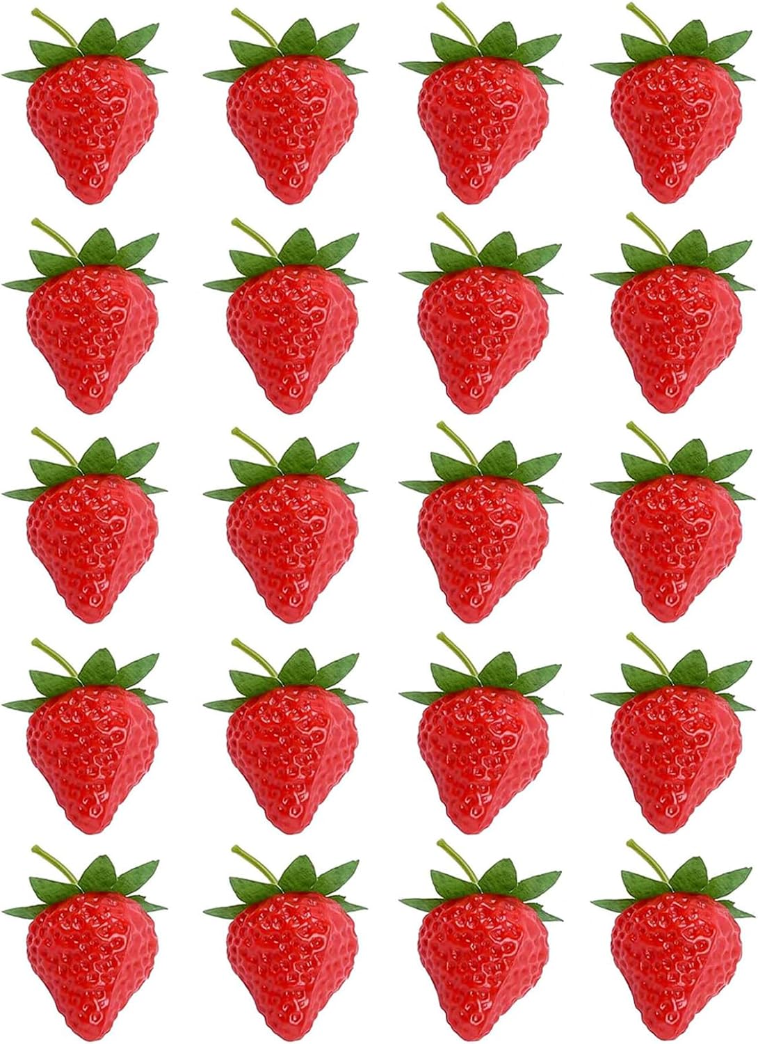 20 Pieces Artificial Apples, Fake Apples Realistic Fruits Simulation Red Green Apples for Christmas Tree Decoration Home Kitchen Photo Props Table Fruit Bowl Basket Samples (Mini Apples)