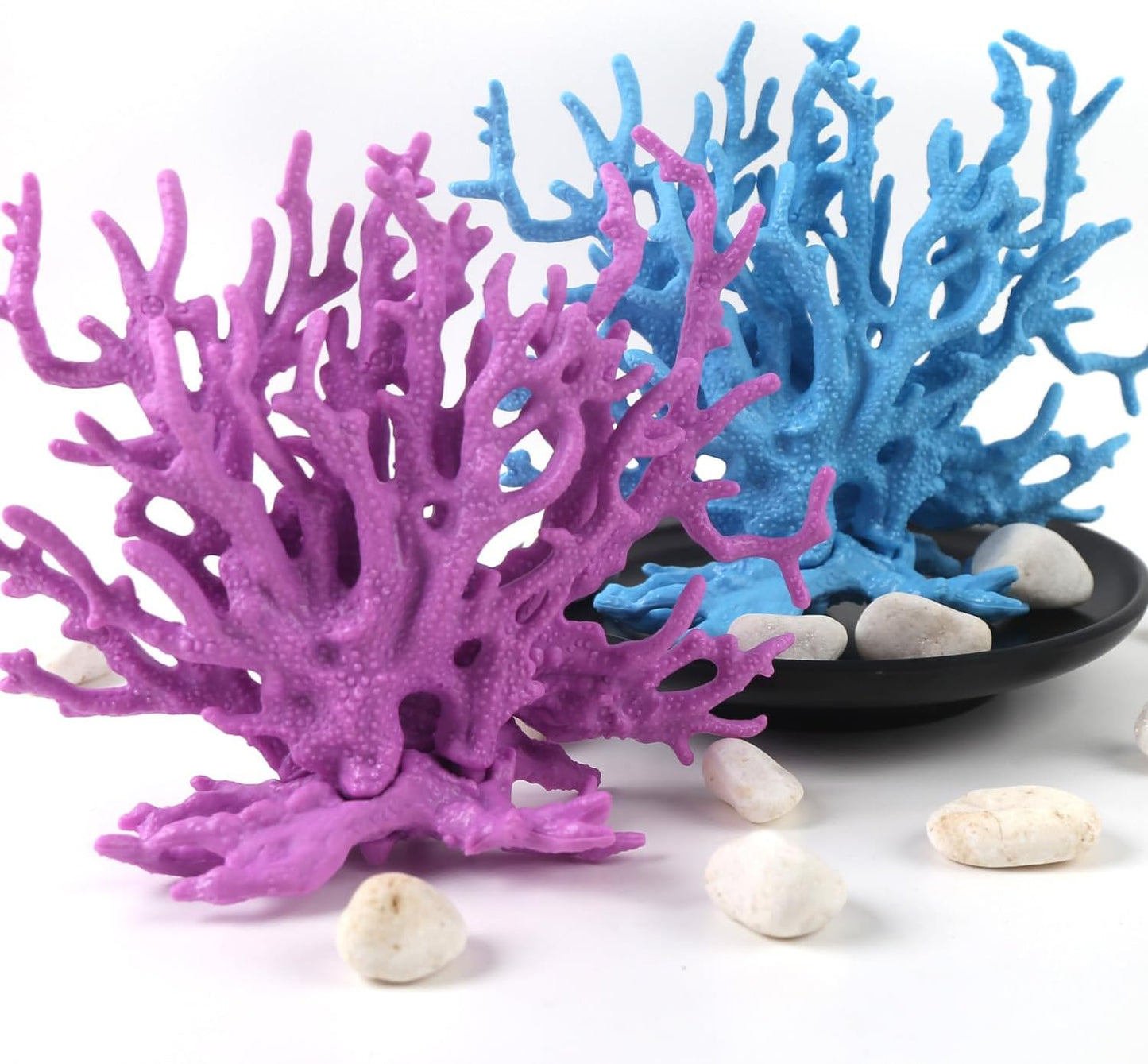 5 Pcs Artificial Coral Reef Decor Fake Faux Plants Coral Reef Decor | Plastic Fish Tank Plants Decorations for Aquarium Landscape